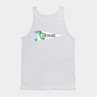 Spokane Flag Pennant Tank Top